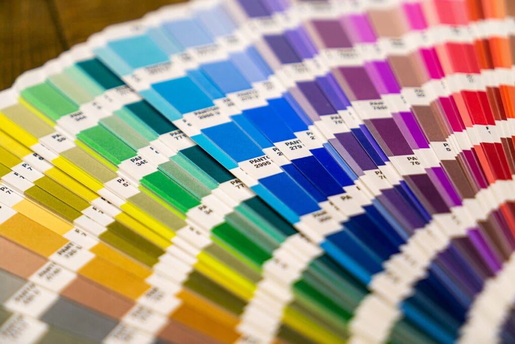 หลักการใช้สีตามประเภทของสินค้า