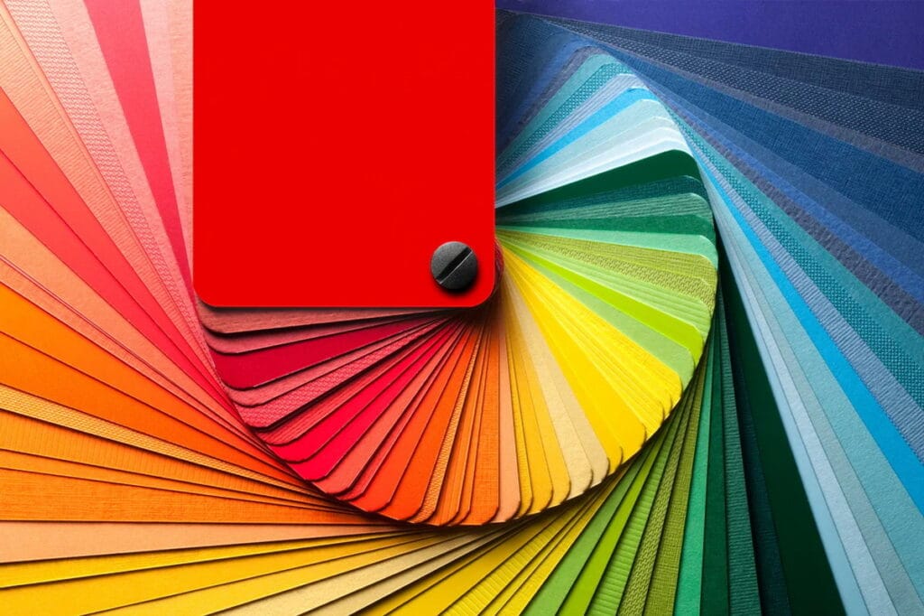การใช้สีในเว็บไซต์และโซเชียลมีเดีย